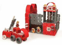 Marioinex Vafe mici - jucărie de construcție din plastic, departamentul mare de pompieri (MX157)