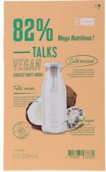 Missha Mască de țesut pentru față - Missha Talks Vegan Squeeze Sheet Mask Mega Nutritious 27 g