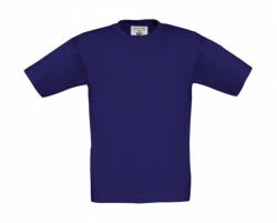 B&C Collection Csomag akciós póló (minimum 3 db) Gyerek rövid ujjú póló B and C Exact 190/kids T-Shirt 12/14 (152/164), Indigo