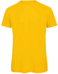 B and C Csomag akciós póló (minimum 3 db) Férfi rövid ujjú póló B&C Inspire T/men T-Shirt -S, Aranysárga