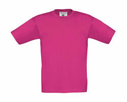B&C Collection Csomag akciós póló (minimum 3 db) Gyerek rövid ujjú póló B and C Exact 150/kids T-Shirt 12/14 (152/164), Fuchsia