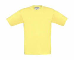 B&C Collection Csomag akciós póló (minimum 3 db) Gyerek rövid ujjú póló B and C Exact 150/kids T-Shirt 7/8 (122/128), Sárga