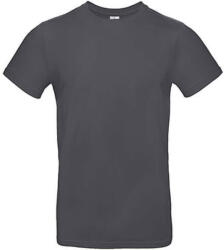 B and C Csomag akciós póló (minimum 3 db) Férfi rövid ujjú póló B&C #E190 T-Shirt -XS, Sötétszürke
