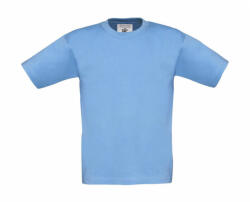 B&C Collection Csomag akciós póló (minimum 3 db) Gyerek rövid ujjú póló B and C Exact 150/kids T-Shirt 9/11 (134/146), Ég kék
