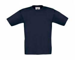 B&C Collection Csomag akciós póló (minimum 3 db) Gyerek rövid ujjú póló B and C Exact 190/kids T-Shirt 5/6 (110/116), Sötétkék (navy)