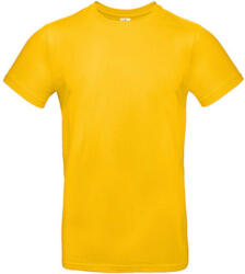 B and C Csomag akciós póló (minimum 3 db) Férfi rövid ujjú póló B&C #E190 T-Shirt -2XL, Aranysárga