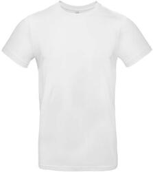B and C Csomag akciós póló (minimum 3 db) Férfi rövid ujjú póló B&C #E190 T-Shirt -2XL, Fehér