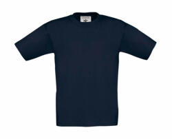 B&C Collection Csomag akciós póló (minimum 3 db) Gyerek rövid ujjú póló B and C Exact 150/kids T-Shirt 7/8 (122/128), Világos sötétkék (navy)