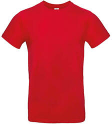 B and C Csomag akciós póló (minimum 3 db) Férfi rövid ujjú póló B&C #E190 T-Shirt -5XL, Piros