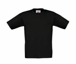 B&C Collection Csomag akciós póló (minimum 3 db) Gyerek rövid ujjú póló B and C Exact 150/kids T-Shirt 1/2 (86-92), Fekete
