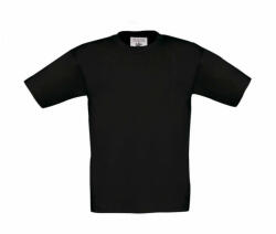 B&C Collection Csomag akciós póló (minimum 3 db) Gyerek rövid ujjú póló B and C Exact 150/kids T-Shirt 9/11 (134/146), Fekete