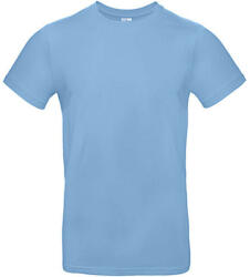 B and C Csomag akciós póló (minimum 3 db) Férfi rövid ujjú póló B&C #E190 T-Shirt -L, Ég kék