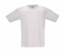 B&C Collection Csomag akciós póló (minimum 3 db) Gyerek rövid ujjú póló B and C Exact 150/kids T-Shirt 12/14 (152/164), Hamuszürke