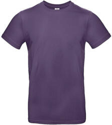 B and C Csomag akciós póló (minimum 3 db) Férfi rövid ujjú póló B&C #E190 T-Shirt -3XL, Sugárzó lila