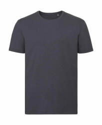 Russell Europe Férfi rövid ujjú organikus póló Russell Europe Men's Pure Organic Tee M, Konvoj szürke