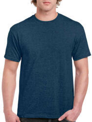Gildan Csomag akciós póló (minimum 3 db) Uniszex póló Rövid ujjú Gildan Ultra Cotton Adult T-Shirt - M, Heather Sötétkék