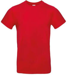 B and C Csomag akciós póló (minimum 3 db) Férfi rövid ujjú póló B&C #E190 T-Shirt -3XL, Piros