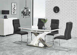 Halmar Разтегателна трапезна маса SANDOR 2 BLACK 160-220 (sandor2/black/halmar)