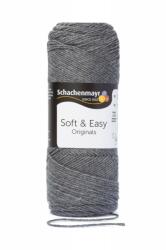 Schachenmayr Soft & Easy - Középszürke melírral