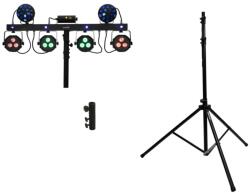 EUROLITE - Set LED KLS Laser Bar Next FX Light Set + M-4 Speaker-System Stand - dj-sound-light