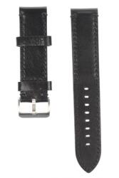 Peyton Rous Curea de ceas din piele, 20 mm x 20 cm, negru (609X20N2)