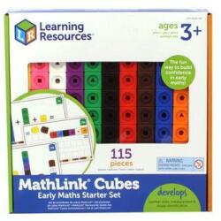 Learning Resources Set 100 Piese Mathlink Cu Carduri Pentru Incepatori - Learning Resources (lsp4286-uk)