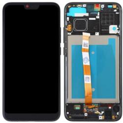  NBA001LCD098664 Huawei Honor 10 fekete LCD kijelző érintővel kerettel előlap (NBA001LCD098664)