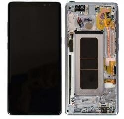 NBA001LCD098642 Samsung Galaxy Note 8 ezüst LCD kijelző érintővel kerettel előlap (NBA001LCD098642)