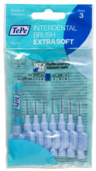 TePe Interdental brush extra soft fogköztisztító kefe 8 db/csomag - 3-kék (0, 6 mm)