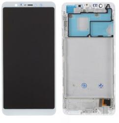 NBA001LCD098715 Vivo X20 fehér LCD kijelző érintővel kerettel előlap (NBA001LCD098715)