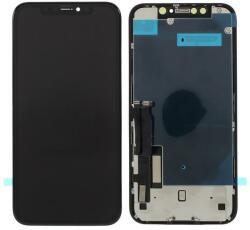 NBA001LCD098627 Apple iPhone XR fekete LCD kijelző érintővel kerettel előlap (NBA001LCD098627)