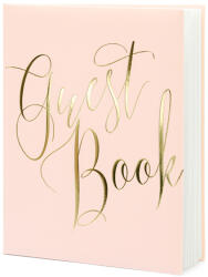 PartyDeco S. r. o Vendégkönyv 20x24.5cm, rózsaszín, 22 lapos