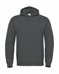 B&C Collection Férfi kapucnis hosszú ujjú pulóver B and C ID. 003 Cotton Rich Hooded Sweatshirt XL, Anthracite