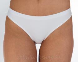 Lemila Lézervágott TANGA XL, Fehér 6202