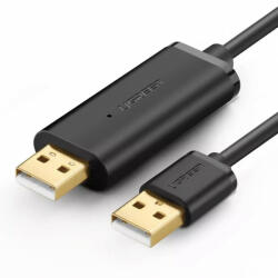 UGREEN Cablu UGREEN US166 USB A-A pentru transfer date, 2m (black)