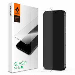 Spigen Folie din sticla securizata Spigen Glass. Tr Slim Iphone 12 Pro Max, negru