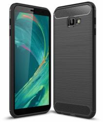 Gema Mixt Husa telefon TPU model carbon , Gema Mixt pentru Samsung Galaxy J4 Plus 2018 J415 , neagra