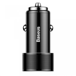Baseus Incarcator Auto Baseus Small Screw, 2x Usb, Quick Charge 3.0, 36w, Negru
