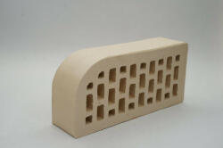  Caramida Klinker Alba TOSCANO Colt Rotunjit VF-5 (250x120x65) /buc (CAR-AP-KL-TOSCANO-VF-5)