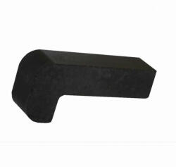  Caramida Refractara Neagra Pistolet 10x22x5, 5 cm (CAR-REF-NEGRU-PISTOLET)