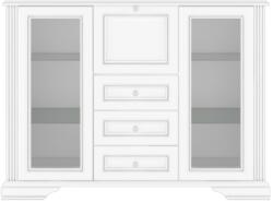 WIPMEB White 009-2 komód 2w3s1b havas kőris/ezüst fenyő