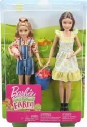 Mattel Barbie Sweet Orchard Farm Skipper si Stacie GHT16 Papusa Barbie