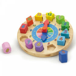 New Classic Toys Puzzle din lemn Ceas (NC59235) - drool