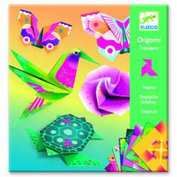 DJECO Origami Djeco, animale si flori exotice (DJ08754) - drool