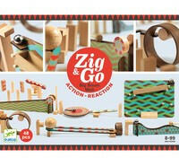 DJECO Zig & Go Djeco, set de constructie trasee, 48 piese (DJ05644) - drool