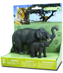 CollectA Set 2 Figurine Elefant Asiatic cu pui Collecta (COL89213SPP) - drool Figurina