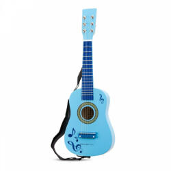New Classic Toys Chitara albastra (NC0349) - drool Instrument muzical de jucarie