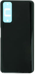 Huawei P Smart 2021, Akkufedél, (ragasztóval), fekete (GYÁRI)