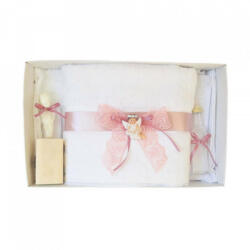 Produs vandut si livrat de S. C. Denikos Creativ S Trusou botez dantela dusty rose si ingeras Denikos® 432