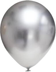 Everts Set 100 baloane latex chrome argintiu 13cm